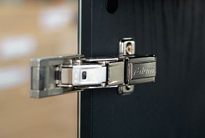 Тумба высокая "Сакраменто" (стекло); *А-016.84; сумеречный, орех