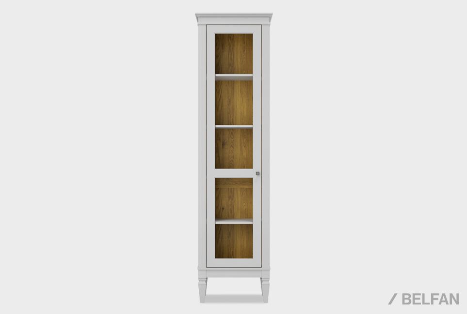 Витрина "Ольса-С" 100 (левый) массив сосны 2