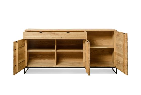 Тумба "Forest" 3 массив дуба, металл 9