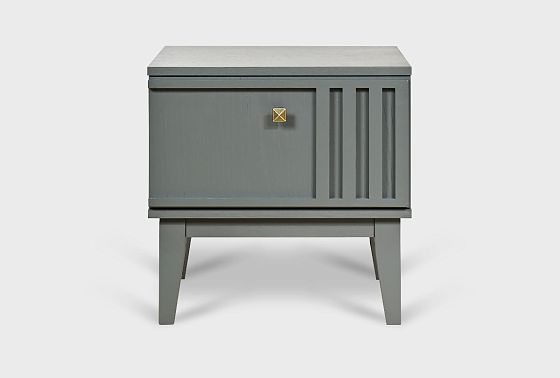 Тумба прикроватная "Чикаго" (правая) массив и шпон дуба 9