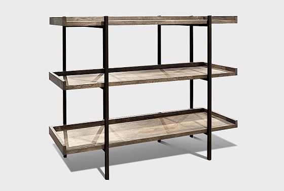 Стеллаж открытый "Cube Design" 3 массив дуба 3