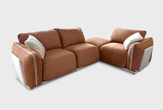 "Ферре" диван 3-х местный с пуфом  12