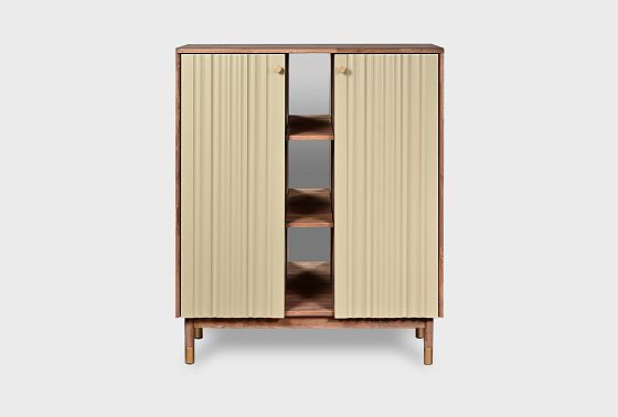 Тумба высокая "Меридиан" массив дуба, МДФ 8