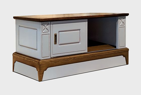 Стол журнальный "Бриансон" массив и шпон дуба, МДФ 3