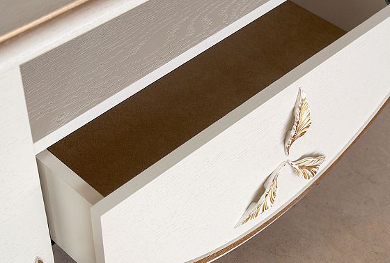 Тумба под ТВ "Трио" 05 массив и шпон дуба 4