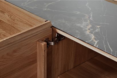 Тумба "Бергамо" 4; американский орех