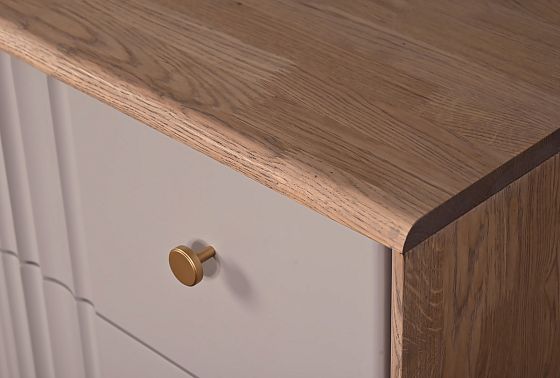 Комод "Меридиан" 3 массив дуба, МДФ 2