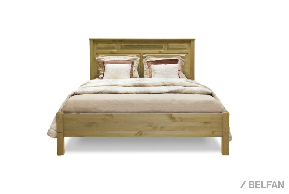 Кровать "Рауна" 160Б массив сосны 1