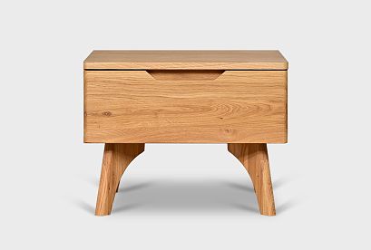 Тумба прикроватная "Элва" B-1; *ВМФ-1570; бейц-масло