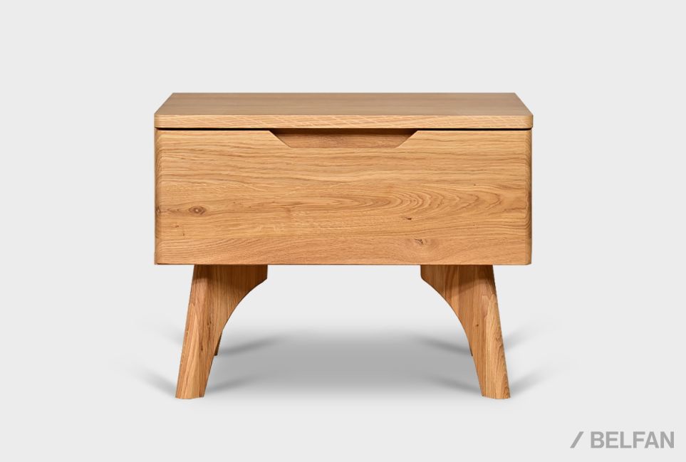 Тумба прикроватная "Элва" B-1 массив и шпон дуба 2