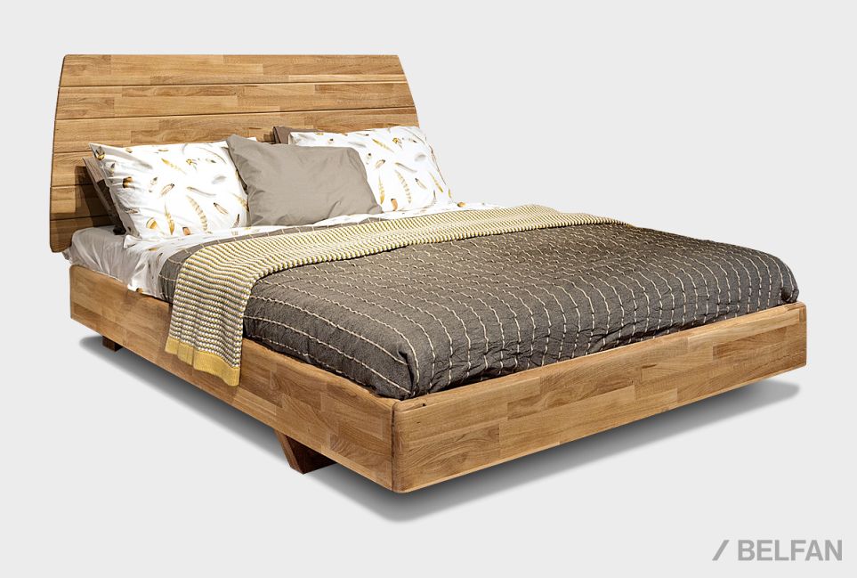 Кровать "Уоллстрит" массив дуба 1