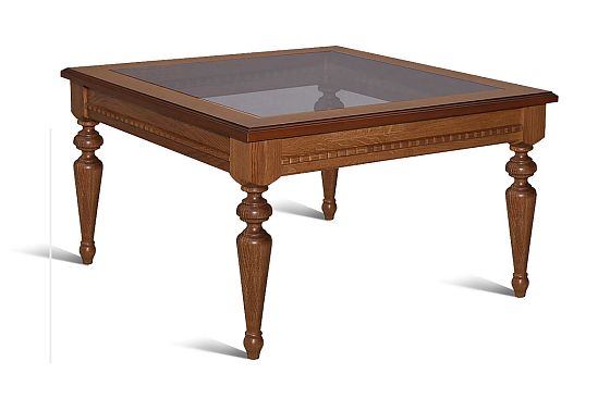 Стол журнальный "Верди Люкс 26" массив и шпон дуба 2