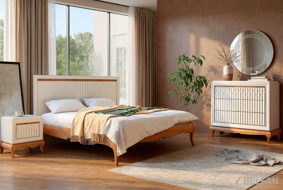 Кровать "Армония" массив и шпон дуба 3