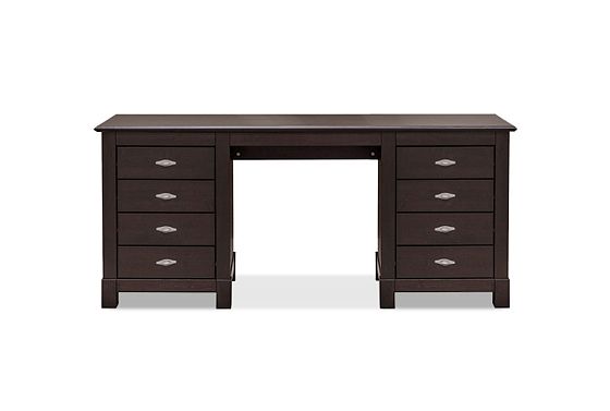 Стол письменный "Рауна" 08 (2 тумбы) массив сосны 5