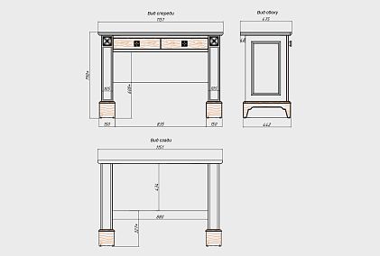 Туалетный стол "Бриансон"