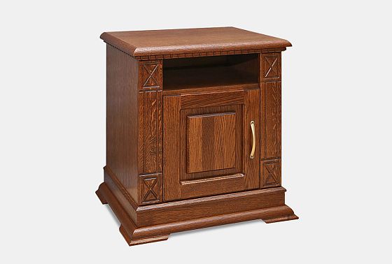 Тумба прикроватная "Верди Люкс" массив и шпон дуба 5