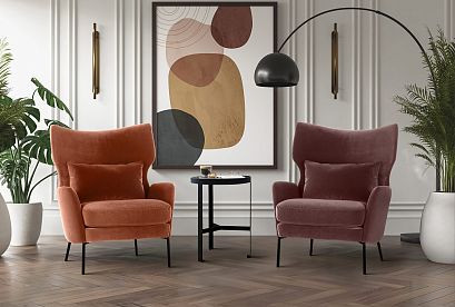 "Вавилон" кресло; нераскл.; 12; металл черный; Soul 910+Soul 910 (гр. 2/СМ)