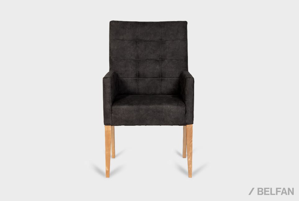 Стул "Берген" М с подлокотниками массив берёзы 2