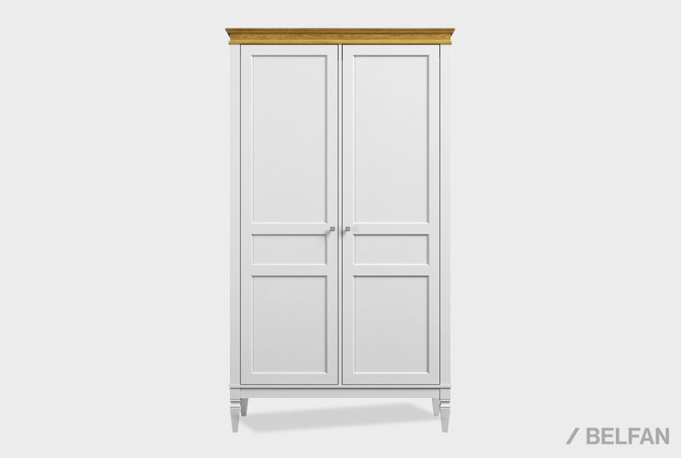 Шкаф для одежды 2-х дверный "Ольса-С" 20 массив сосны 3