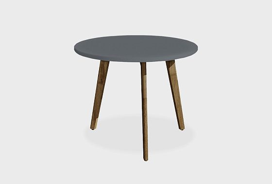 Стол журнальный "Уоллстрит" круглый 264 массив дуба, МДФ 2