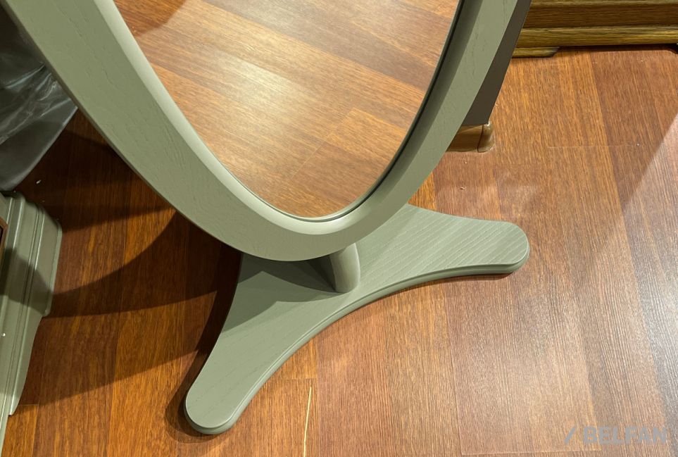 Зеркало напольное "Флерон" массив и шпон дуба 2