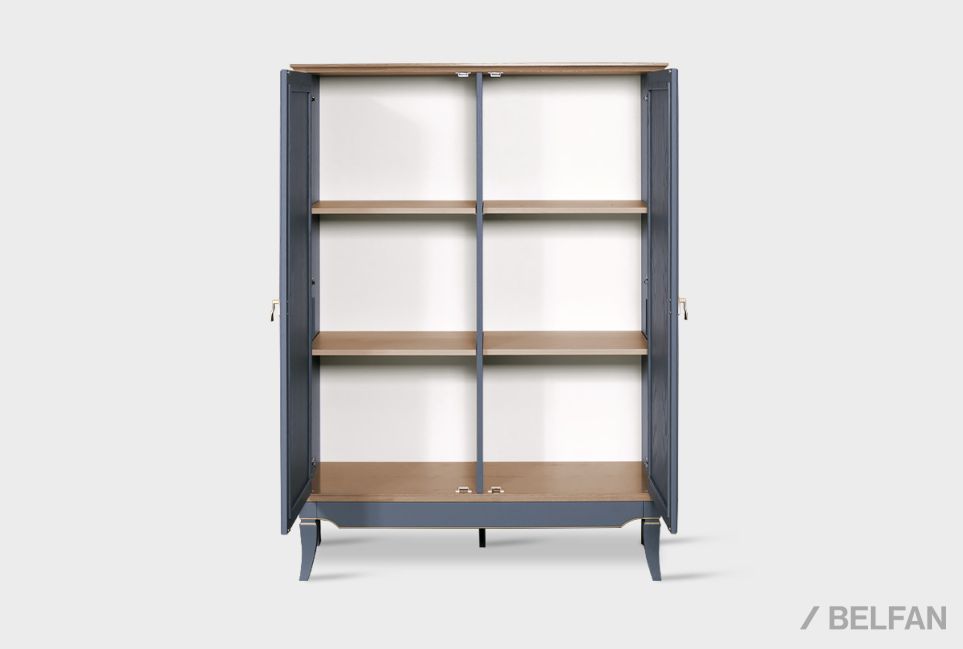 Тумба высокая "Стюарт" массив и шпон дуба 4