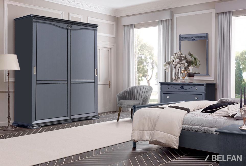 Кровать "Лика" (низкое изножье) массив и шпон дуба 5