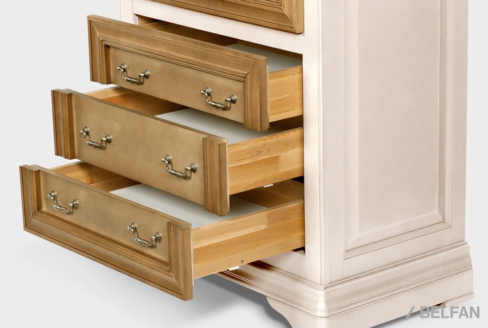 Тумба высокая "Оливия" массив и шпон ольхи 3