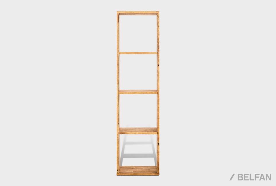 Стеллаж "Арт" 4 массив дуба 5