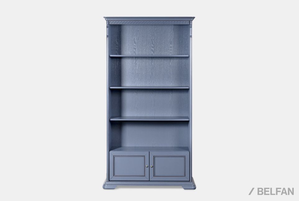 Стеллаж "Лика" массив и шпон дуба 2