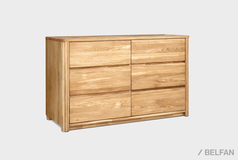 Комод 2-х секционный "Норд" массив дуба 3