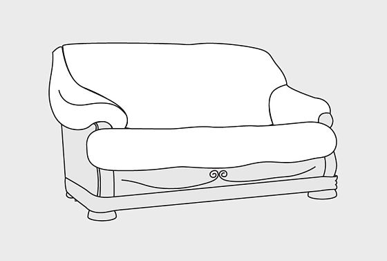 "Милан-1" диван 2-х местный  5