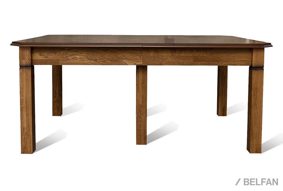 Стол обеденный "Верди Люкс 28" массив и шпон дуба 1