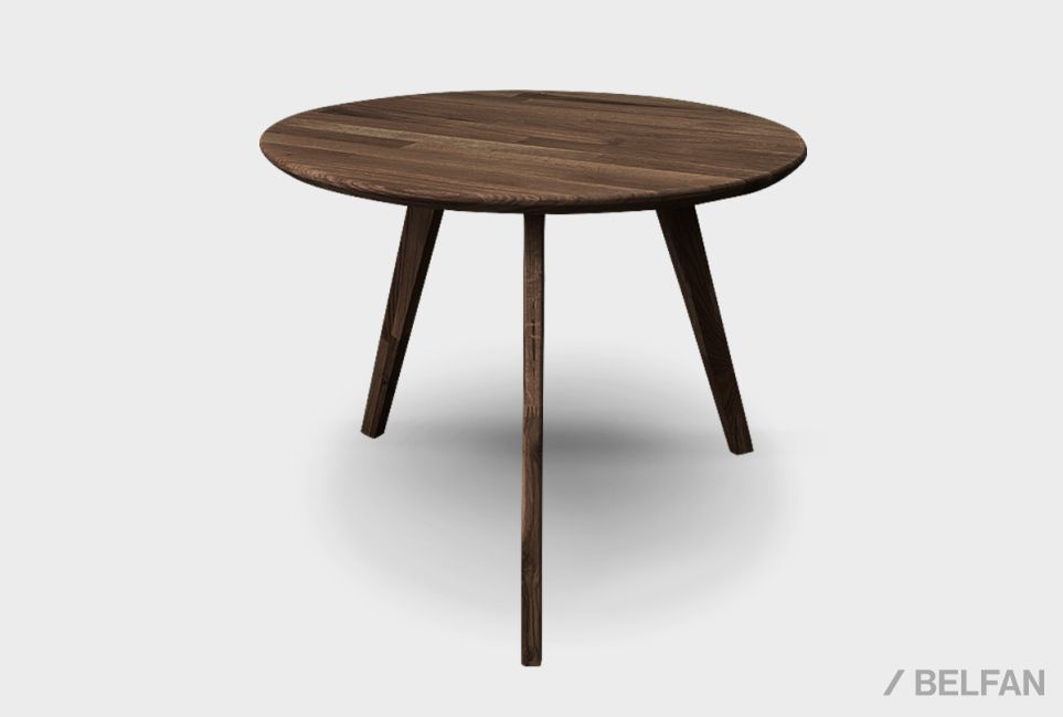 Стол журнальный "Арт" круглый 264 массив дуба 1