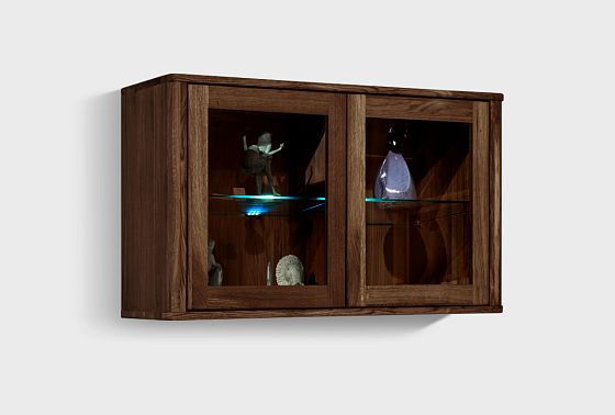 Шкаф навесной 2-х секц. "Норд" массив дуба 7