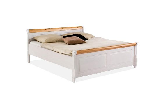 Кровать двуспальная "Мальта" 140 (без ящиков) массив сосны 2