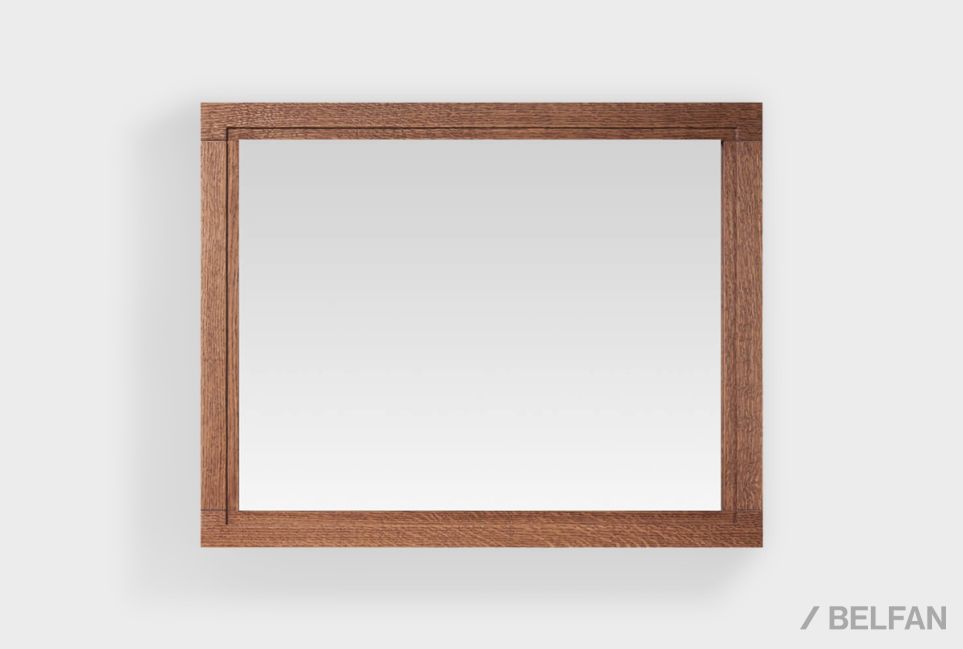 Зеркало настенное «Дакота» массив дуба 2