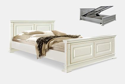 Кровать "Верди Люкс" (высокое изножье) с подъемным механизмом