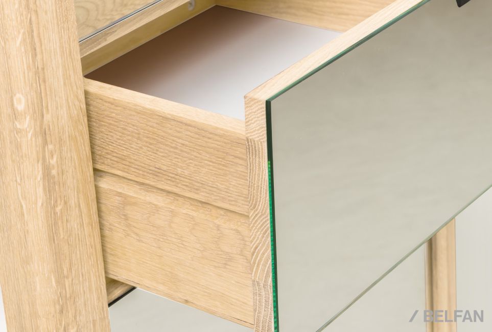 Зеркало напольное "Арт" массив дуба 3