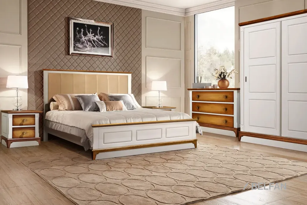 Спальня «Бриансон» #5 жемчуг + дуб