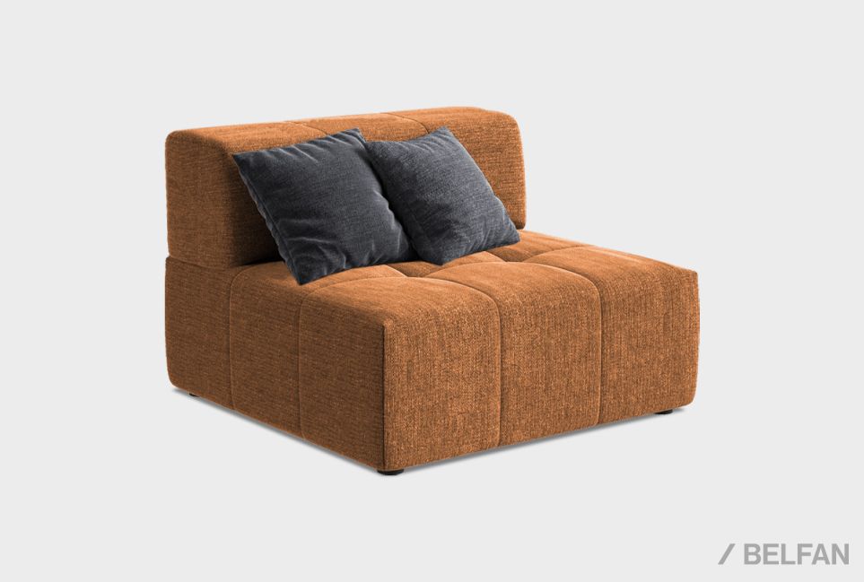 "Аполло" секция без подлокотников 1