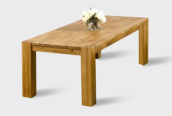 Стол обеденный "Берген" П-03 (сечение опор 150х150) массив дуба 5