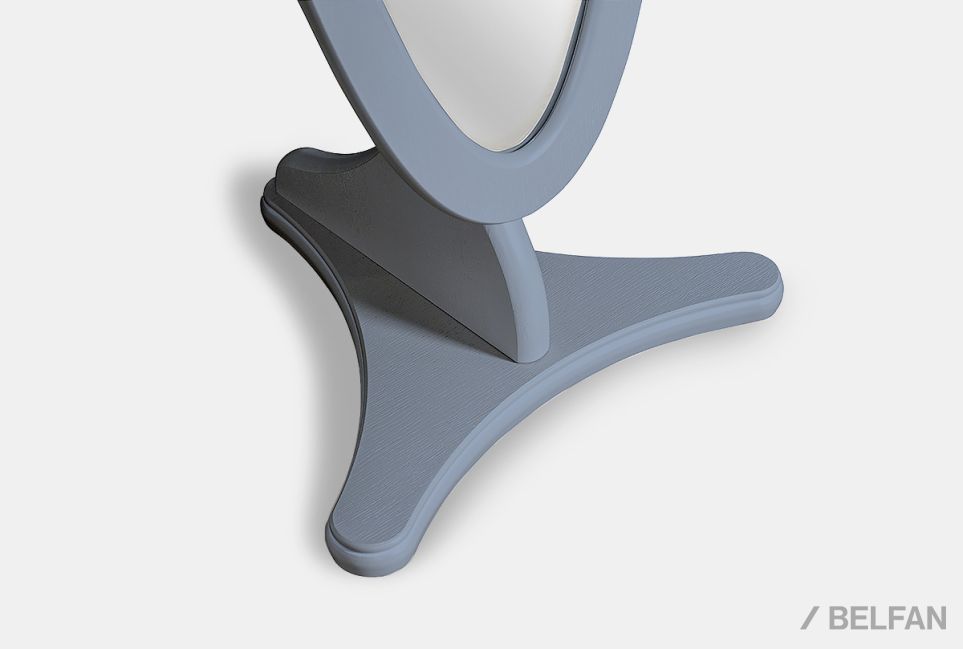 Зеркало напольное "Флерон" массив и шпон дуба 2