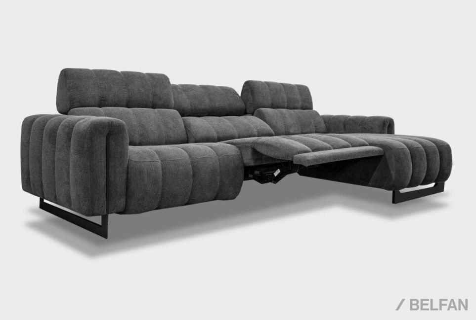 "Дженеси" диван с оттоманкой 1