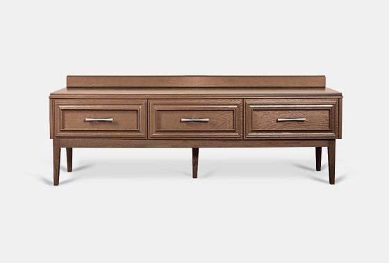 Тумба под ТВ "Сакраменто" 3 массив и шпон дуба, МДФ 8