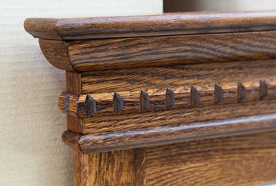 Тумба с вешалкой "Верди Люкс" 06 массив и шпон дуба 3