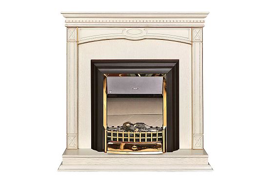 Подставка декоративная под камин "Верди Люкс 1" массив и шпон дуба 2