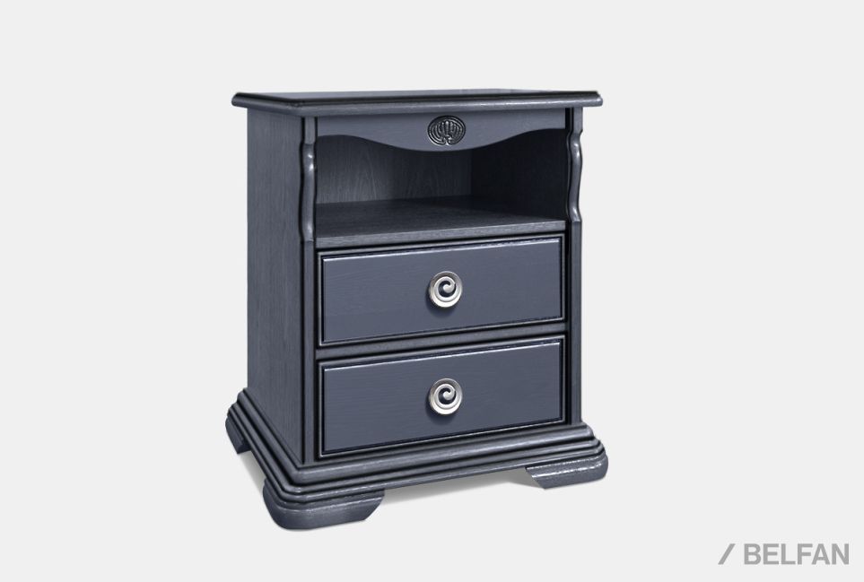 Тумба прикроватная "Лика" массив и шпон дуба 1