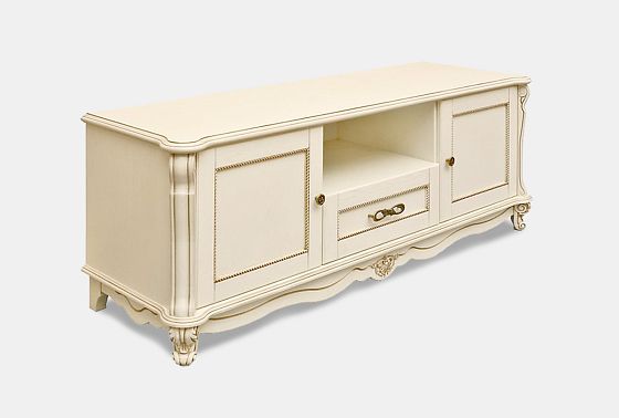 Тумба под ТВ "Алези 2" массив и шпон дуба 4