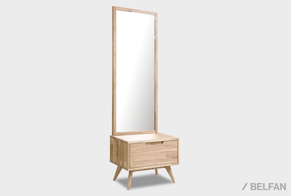 Тумба с зеркалом "Ирвинг" массив дуба 1